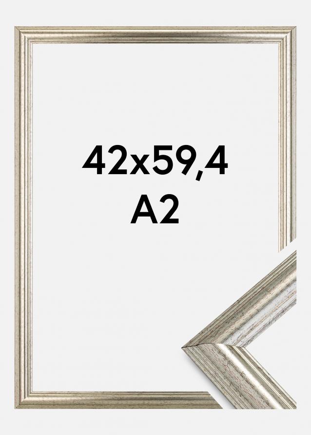 Ramme Västkusten Akrylglass Sølv 42x59,4 cm (A2)