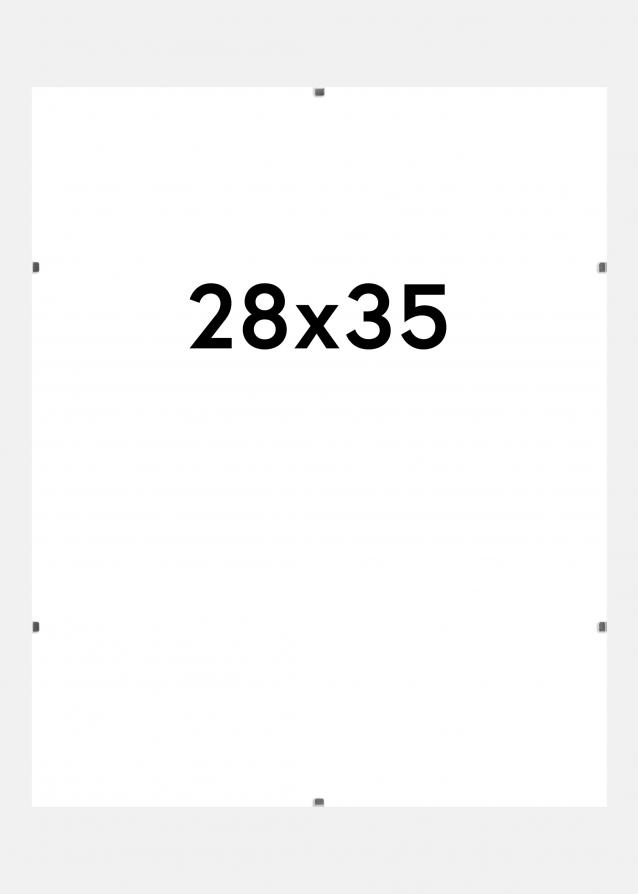 Klipsramme Matt Antirefleksglass 28x35 cm