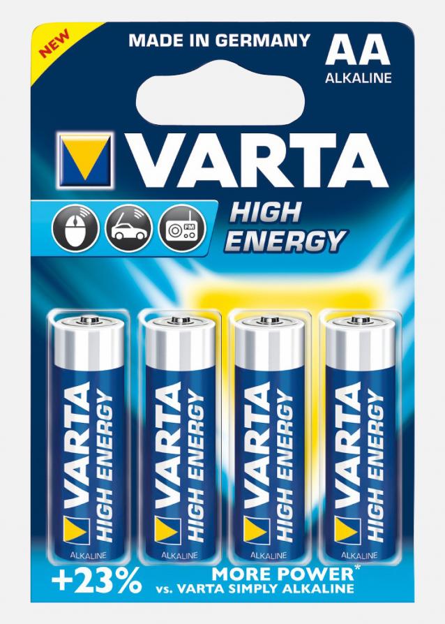 Batteri Varta High Energy AA (L6)