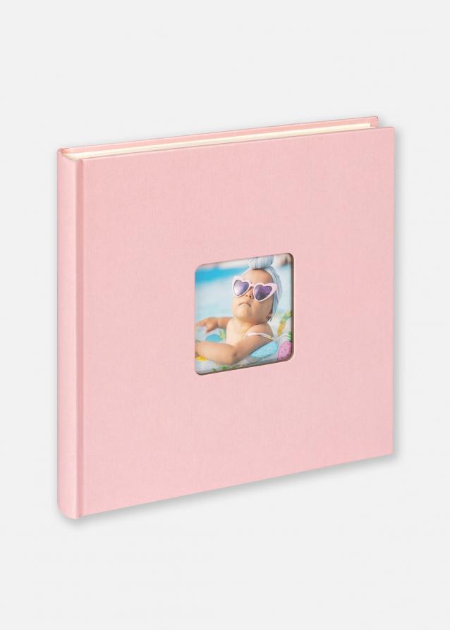Fun Babyalbum Rosa - 26x25 cm (40 Hvite sider/20 ark)