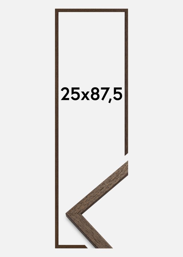 Ramme Edsbyn Akrylglass Valnøtt 25x87,5 cm