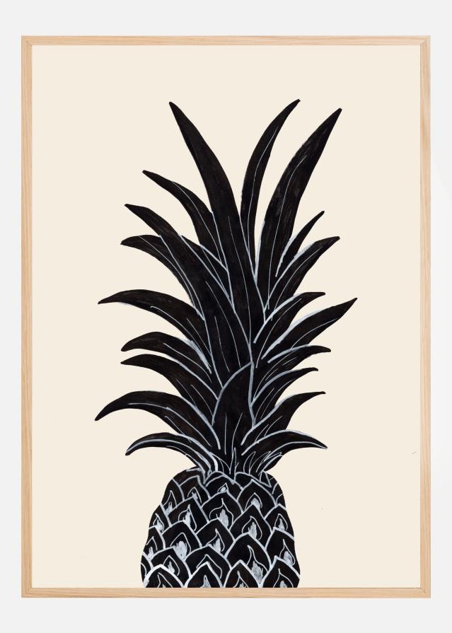 Black Pineapple Plakat