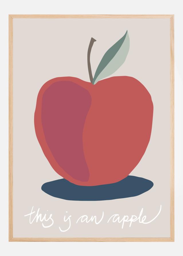 This is an Apple Plakat