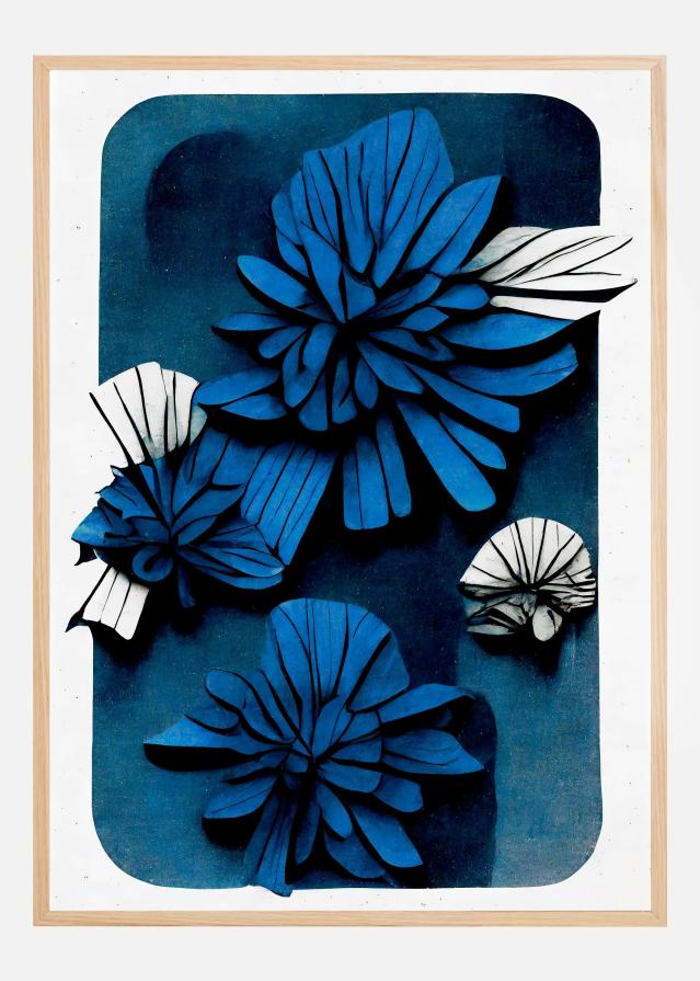 Blue Blossoms Plakat