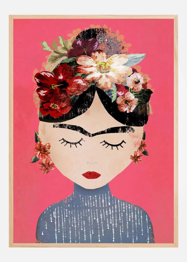 Frida (Pink Version) Plakat