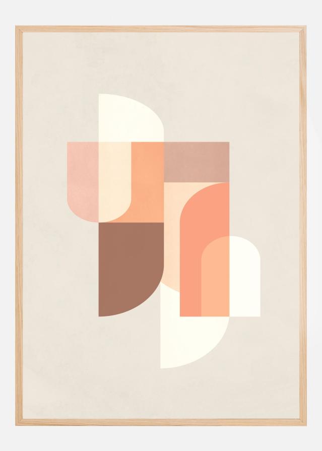 Retro Geometric III Plakat