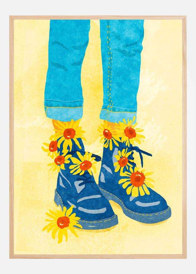 Sunflower Walk Plakat