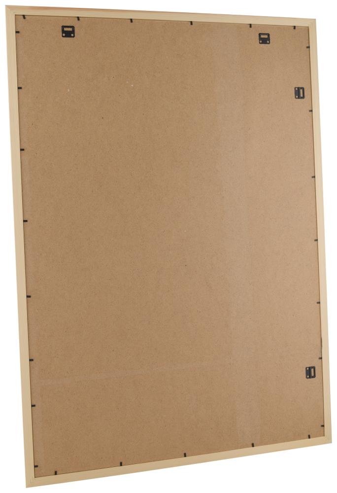 Ramme Trendline Natur 70x100 cm - Passepartout Hvit 24x36 inches