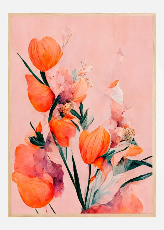 Orange Tulips Plakat