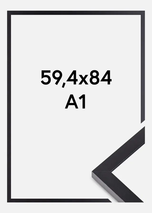 Ramme Selection Akrylglass Svart 59,4x84 cm (A1)