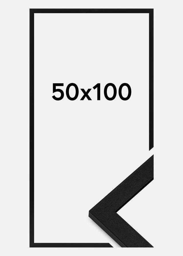 Ramme BGA Classic Akrylglass Svart 50x100 cm