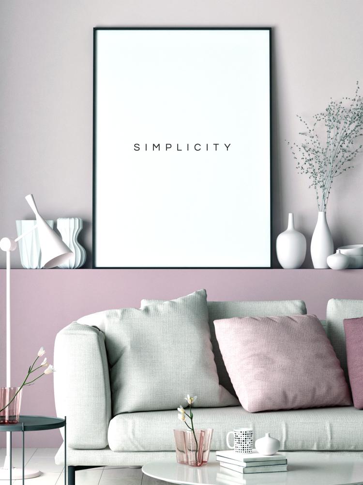 Simplicity Poster Plakat