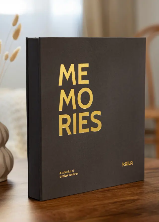 KAILA Fotoalbum Memories Black - 600 Bilder i 10x15 cm