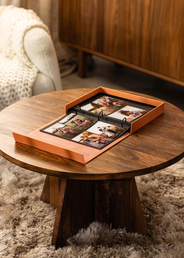 KAILA JE T'AIME - Coffee Table Photo Album (60 Svarte Sider / 30 Ark)