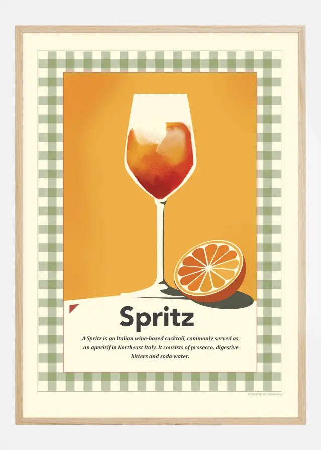 Spritz retro print Plakat