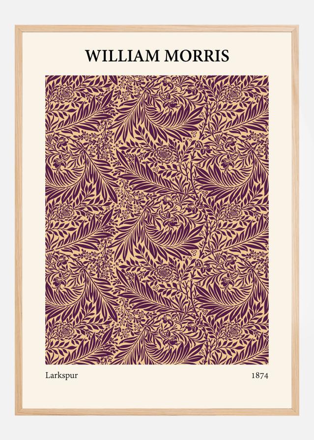 William Morris - Larkspur 6 Plakat