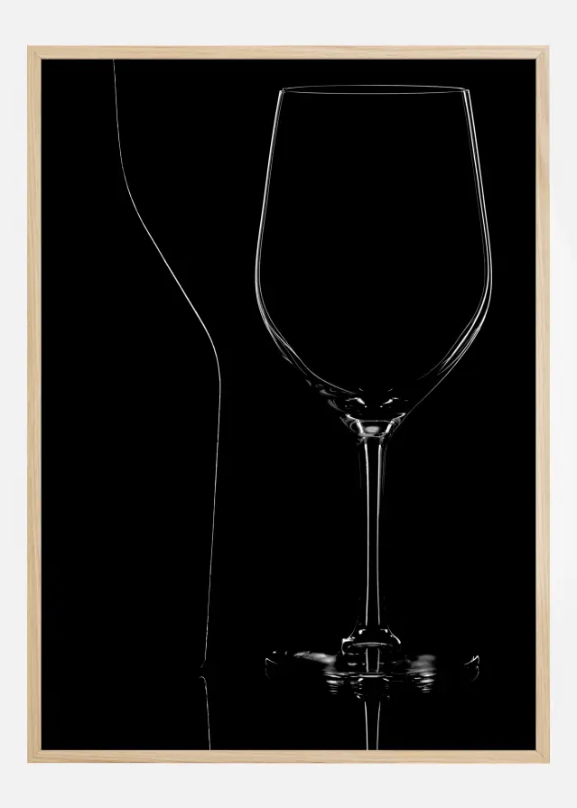 Empty Glas Plakat