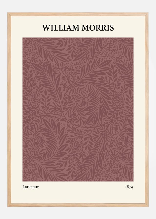 William Morris - Larkspur 7 Plakat