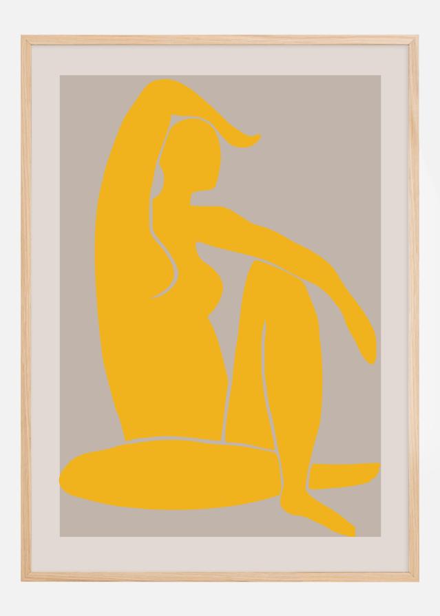 Yellow Figure Plakat