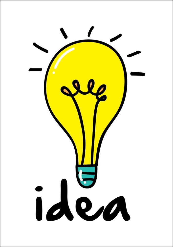 Lightbulb Plakat