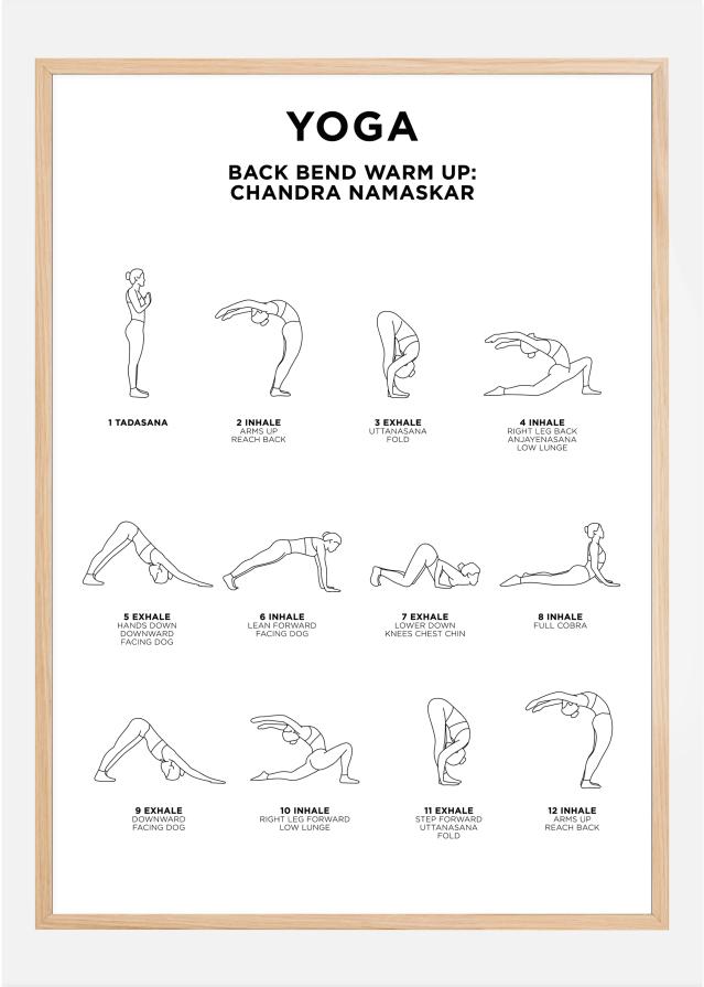 Back Bend - Warm Up - White Plakat