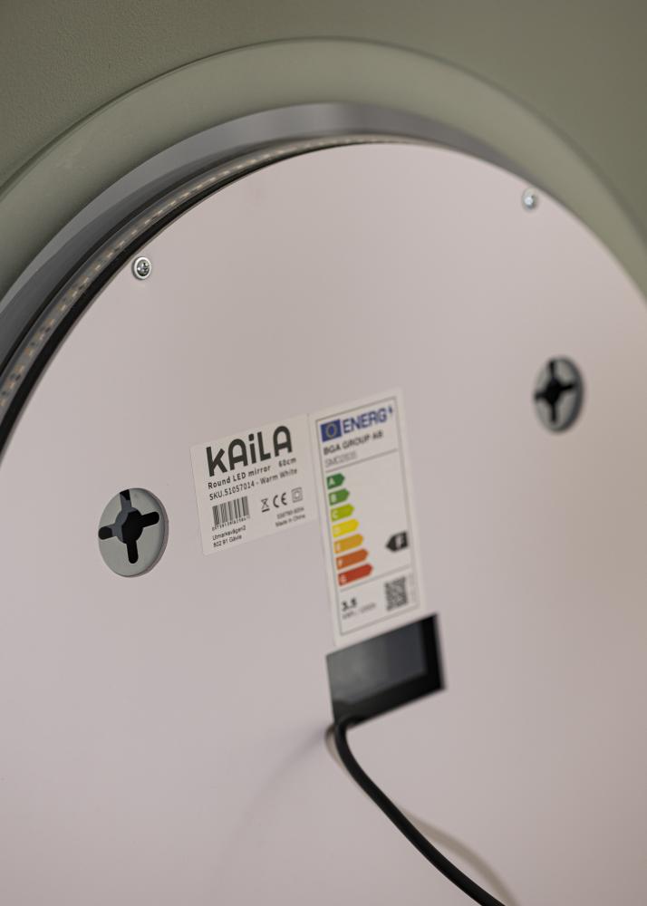 KAILA Speil Circular LED 60 cm Ø