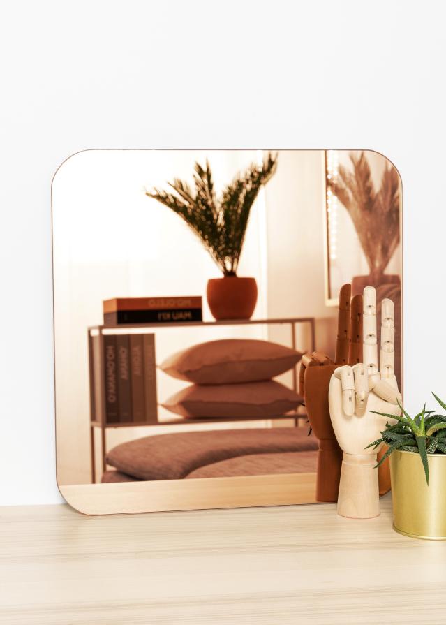 KAILA Speil Square Rose Gold 40x40 cm