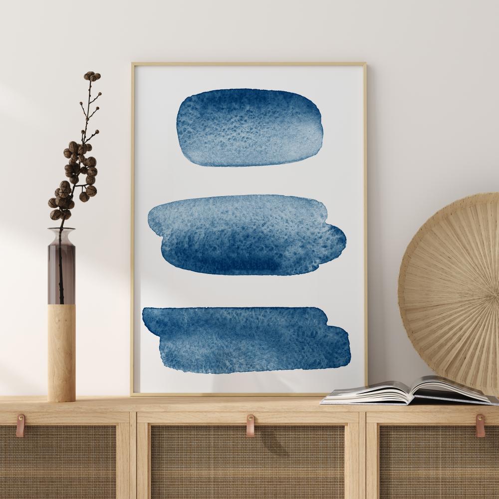 Blue Dots Plakat