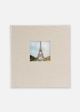 Bella Vista Fotoalbum Sand - 30x31 cm (100 Hvite sider / 50 ark)