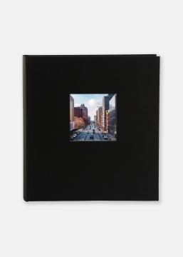 Bella Vista Fotoalbum Svart - 30x31 cm (100 Hvite sider / 50 ark)