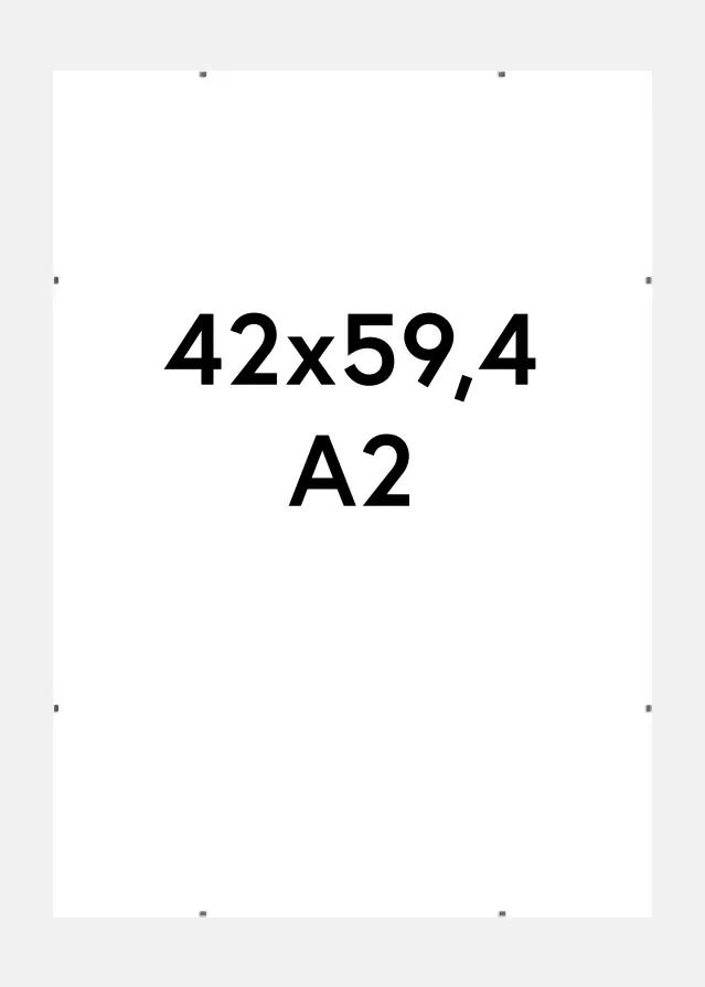 Klipsramme 42x59,4 cm (A2)