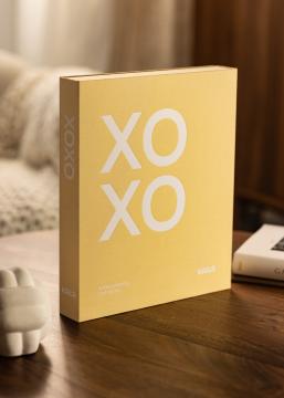 KAILA XOXO Yellow - Coffee Table Photo Album (60 Svarte Sider / 30 Ark)