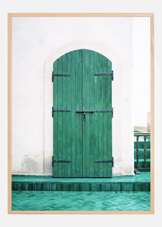 Marrakesh Green Door Plakat