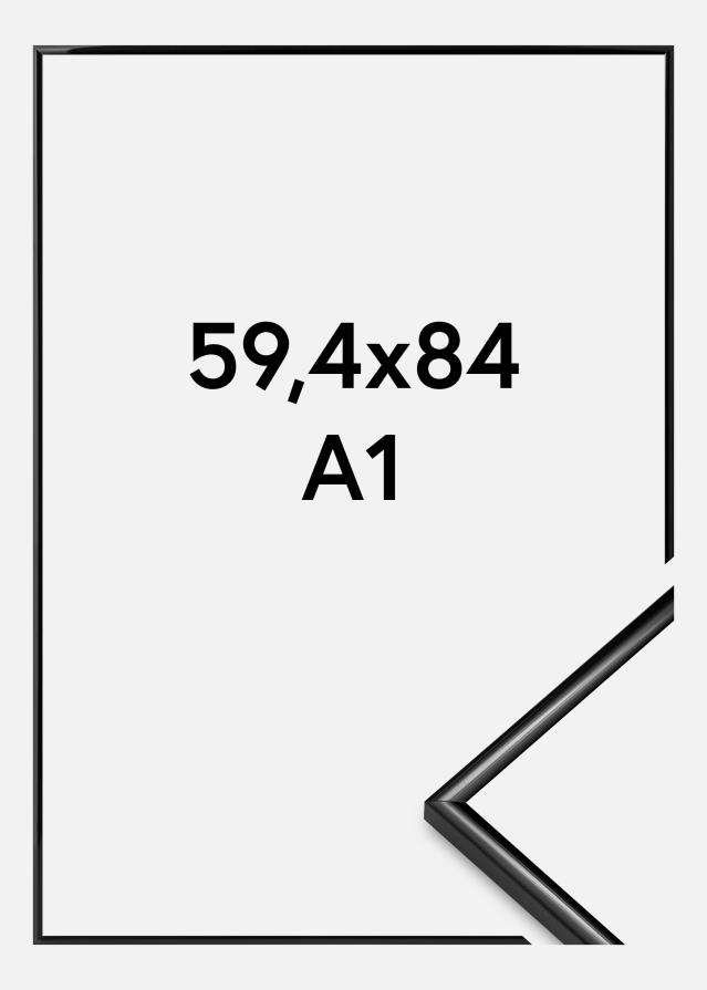 Ramme Scandi Akrylglass Svart 59,4x84 cm (A1)