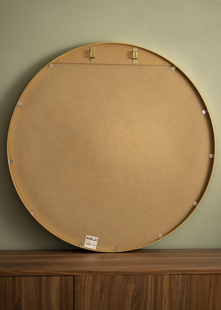 KAILA Round Mirror - Edge Gold 90 cm Ø