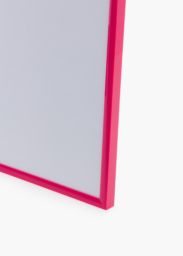 Ramme New Lifestyle Hot Pink 50x70 cm - Passepartout Hvit 42x59,4 cm (A2)