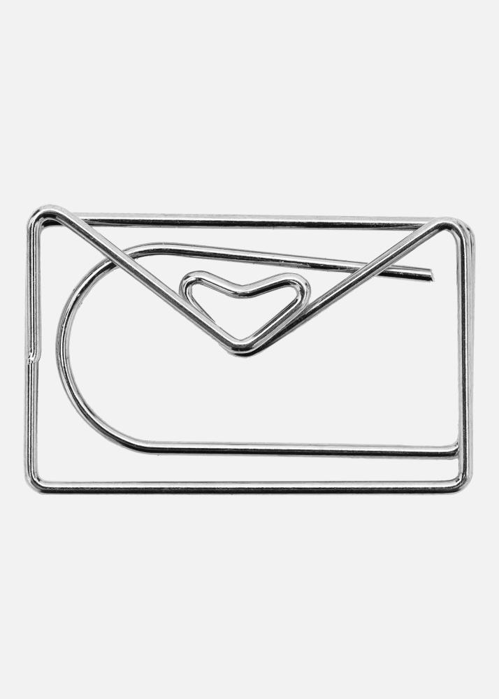 PAC Metall Paperclip Envelope Sølv