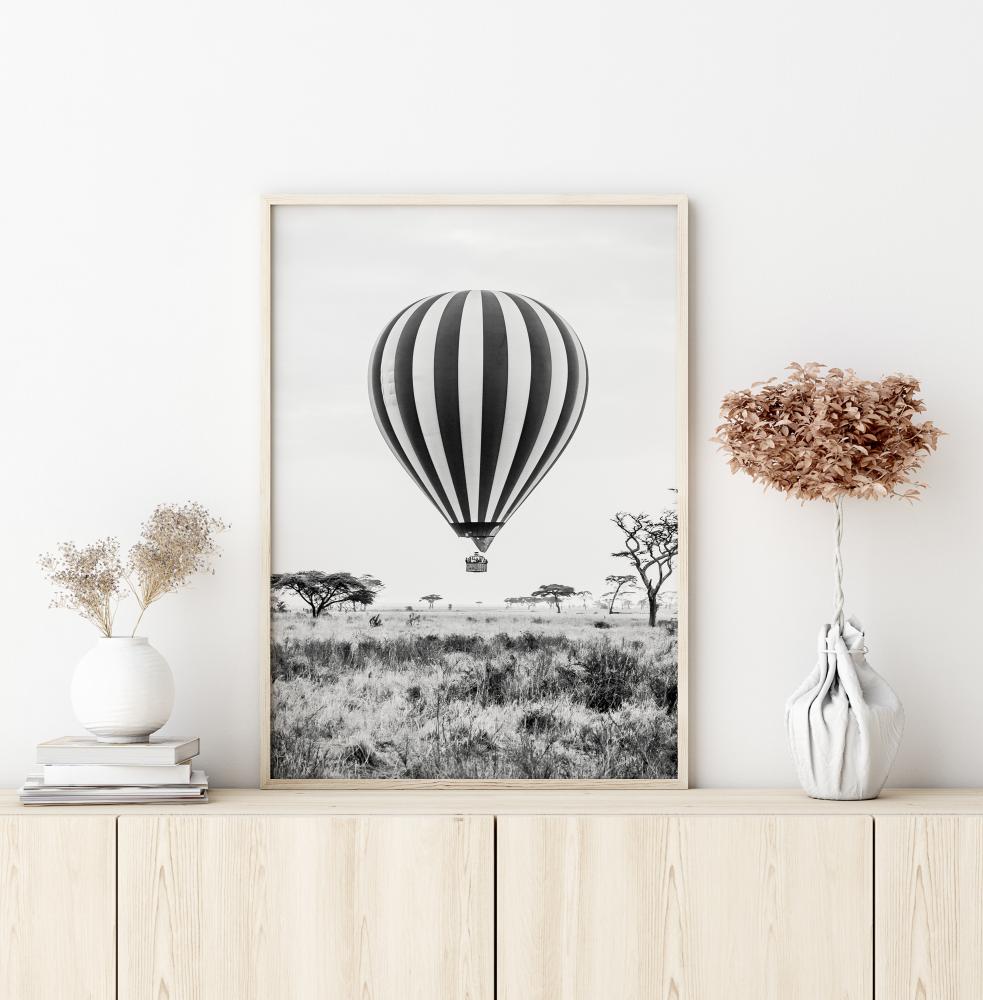 Striped Balloon Plakat