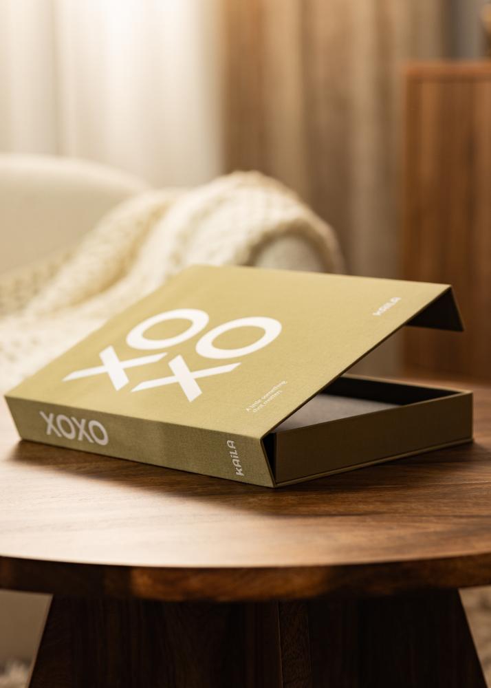 KAILA XOXO Vanilla - Coffee Table Photo Album (60 Svarte Sider / 30 Ark)