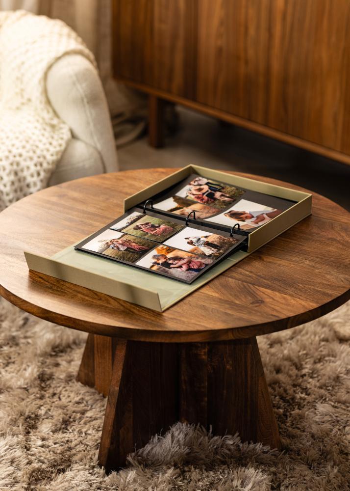 KAILA XOXO Vanilla - Coffee Table Photo Album (60 Svarte Sider / 30 Ark)