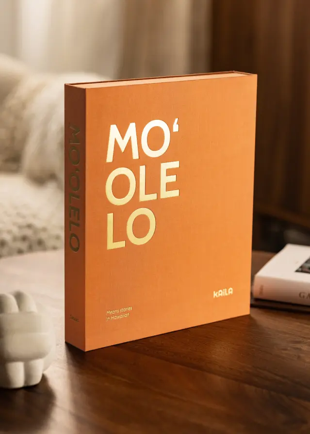 KAILA MO'OLELO - Coffee Table Photo Album (60 Svarte Sider / 30 Ark)