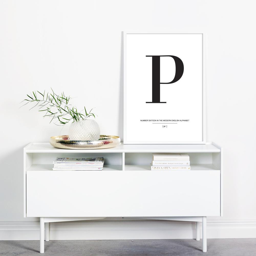 Letter P Plakat