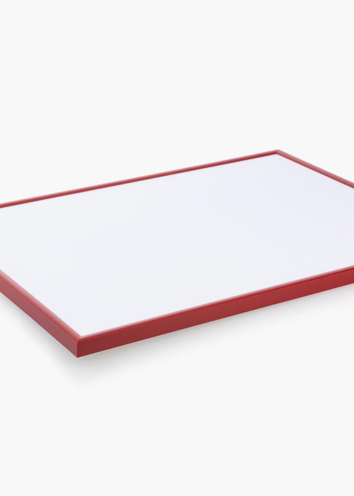 Ramme New Lifestyle Medium Red 50x70 cm - Passepartout Hvit 42x59,4 cm (A2)