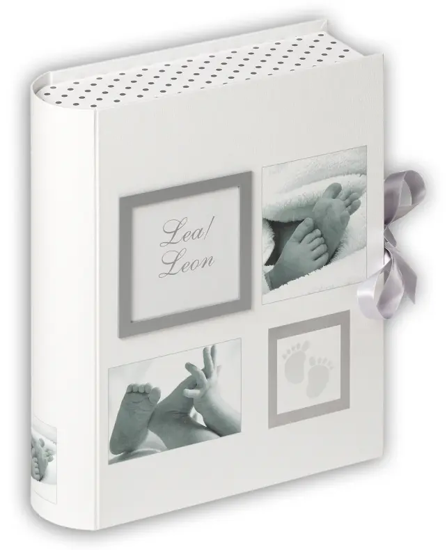 Little Foot Babybox Gråhvit