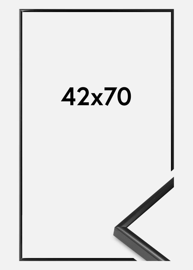 Ramme BGA Modern Style Akrylglass Svart 42x70 cm