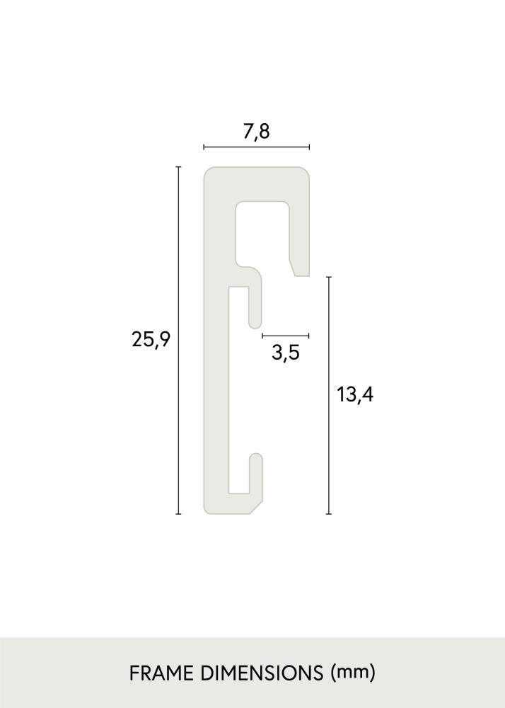 Ramme Nielsen Premium Antirefleks Svart 40x60 cm