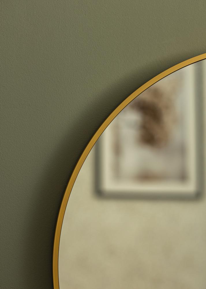 KAILA Round Mirror - Edge Gold 60 cm Ø