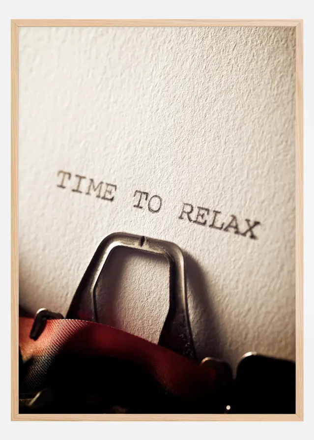 Time to Relax Plakat