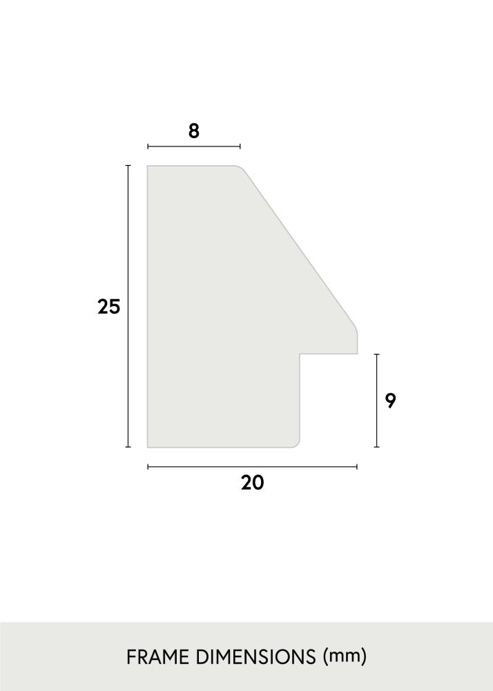 Ramme Globe Hvit 10x15 cm