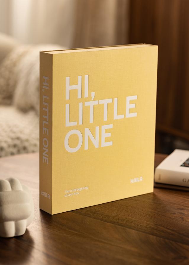 KAILA HI LITTLE ONE Yellow - Coffee Table Photo Album (60 Svarte Sider)